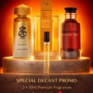 Pack Decante 10 ml - Khair Felicity / Angham / Champ de roses