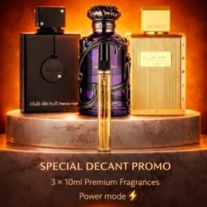 Pack Decante 10 ml - Club de nuit intense man / Habik / The kingdom