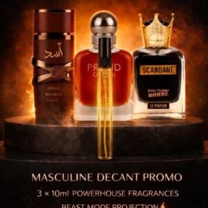 Pack Decante 10 ml - ASAD Bourbon / Proud of you intense / Scandant le parfum